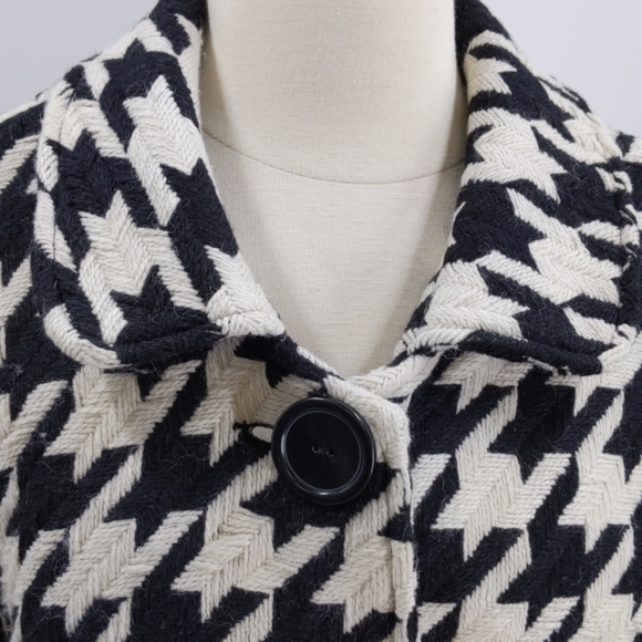 Coco and Chase houndstooth 1-buttonblazer-sz M - Picture 2 of 8